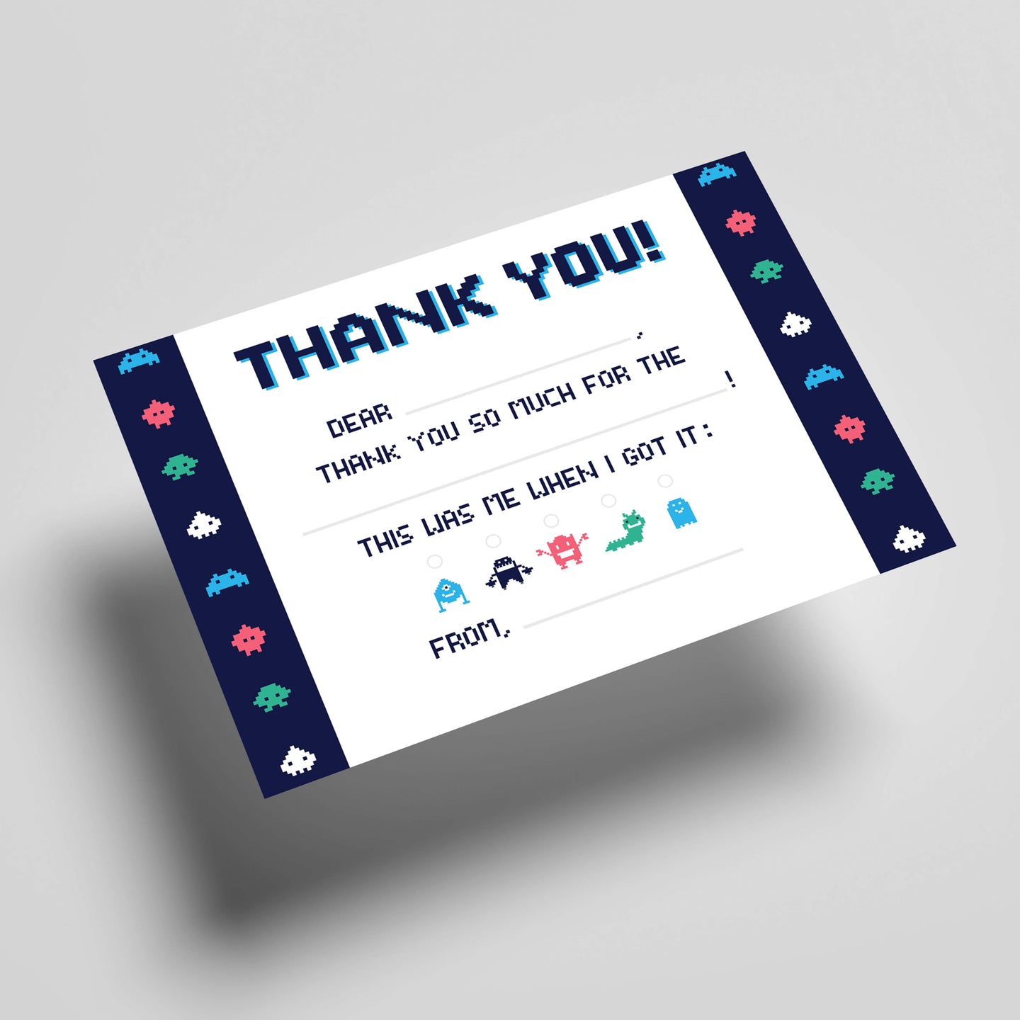 Fill In The Blank Thank You Cards, Video Games
