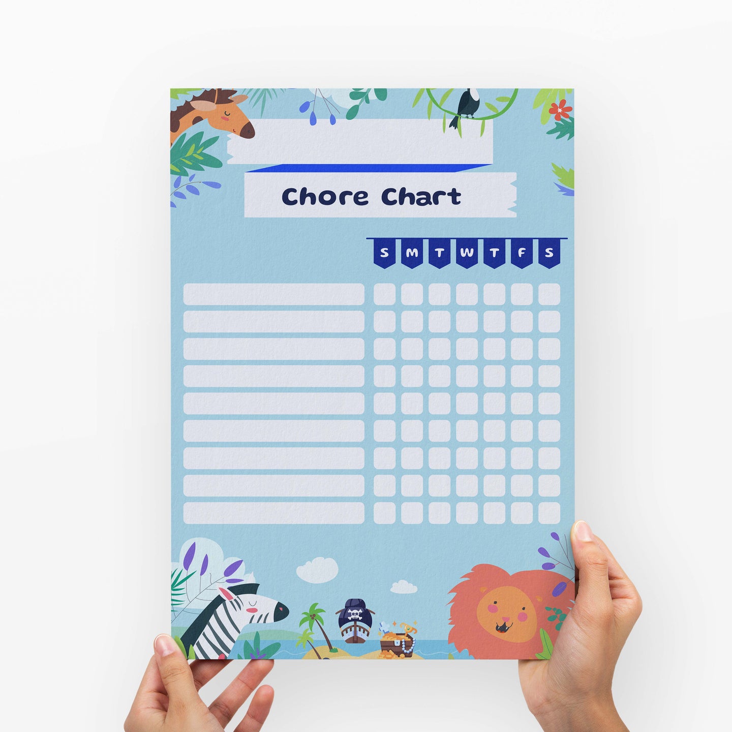 Chore Chart - Animal Theme