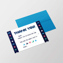 Load image into Gallery viewer, Fill In The Blank Thank You Cards, Video Games
