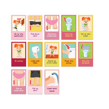Load image into Gallery viewer, Potty Training Sequence Cards (Girl)
